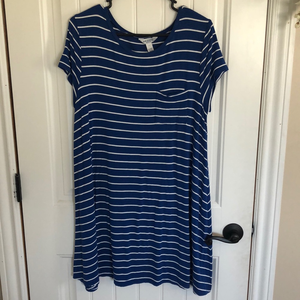 Royal Blue Tee Shirt Dress